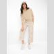 PantalónMaineS BRAX Lino Estampado BEIGE