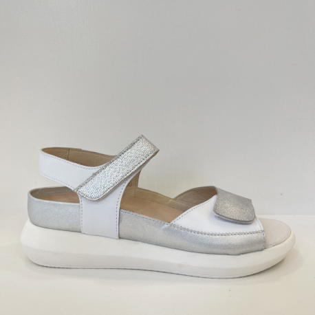 Sandalia COMFORT CLASS Combi Piel PLATA