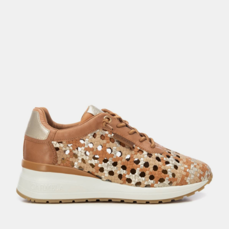 Deportiva CARMELA Trenzada CAMEL