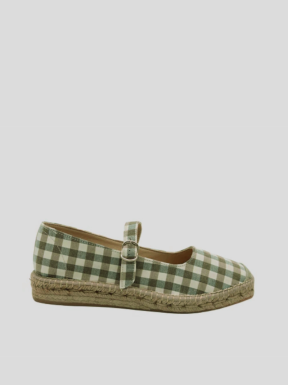 Alpargata Mercedita SV Cuadros KAKI