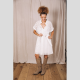 Vestido CaladoFREEMAN T.PORTERRaffiaBLAN