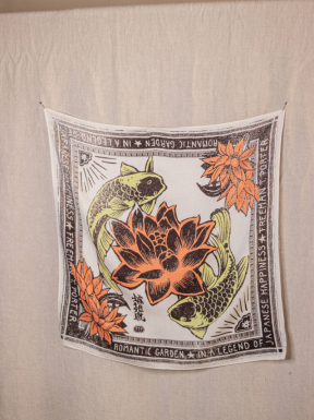 Foulard FREEMAN T.PORTER Fathia Carpe BL