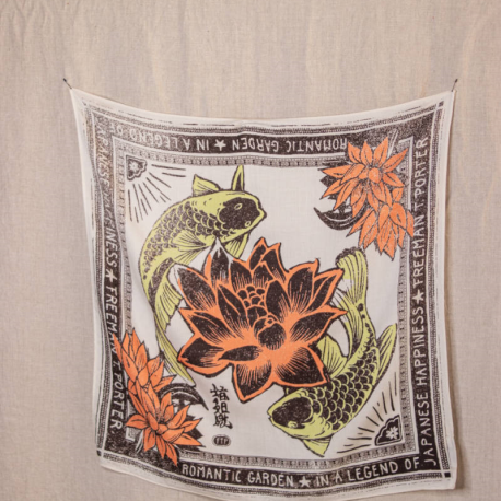 Foulard FREEMAN T.PORTER Fathia Carpe BL
