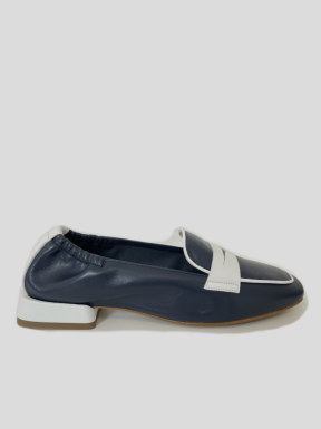 Mocasín NE.KA.NE Piel Bicolor MARINO/BLA